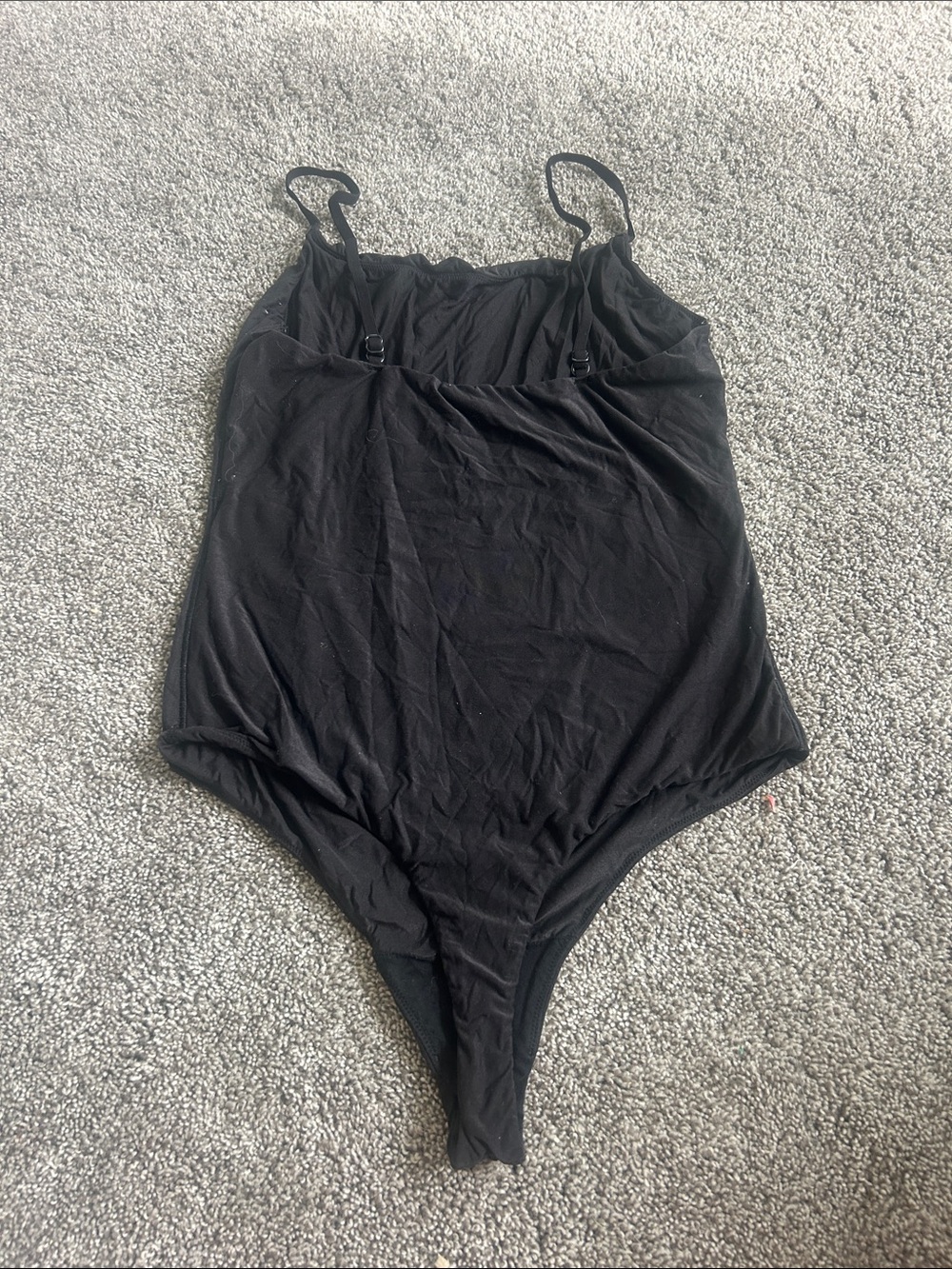 Black Sleeveless Bodysuit